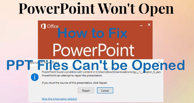 How to Fix PPT Files Can't be Opened on Mobile and PC