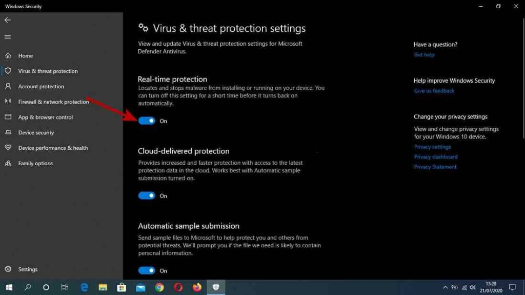 How to Turn Off Windows 10 Antivirus Temporarily