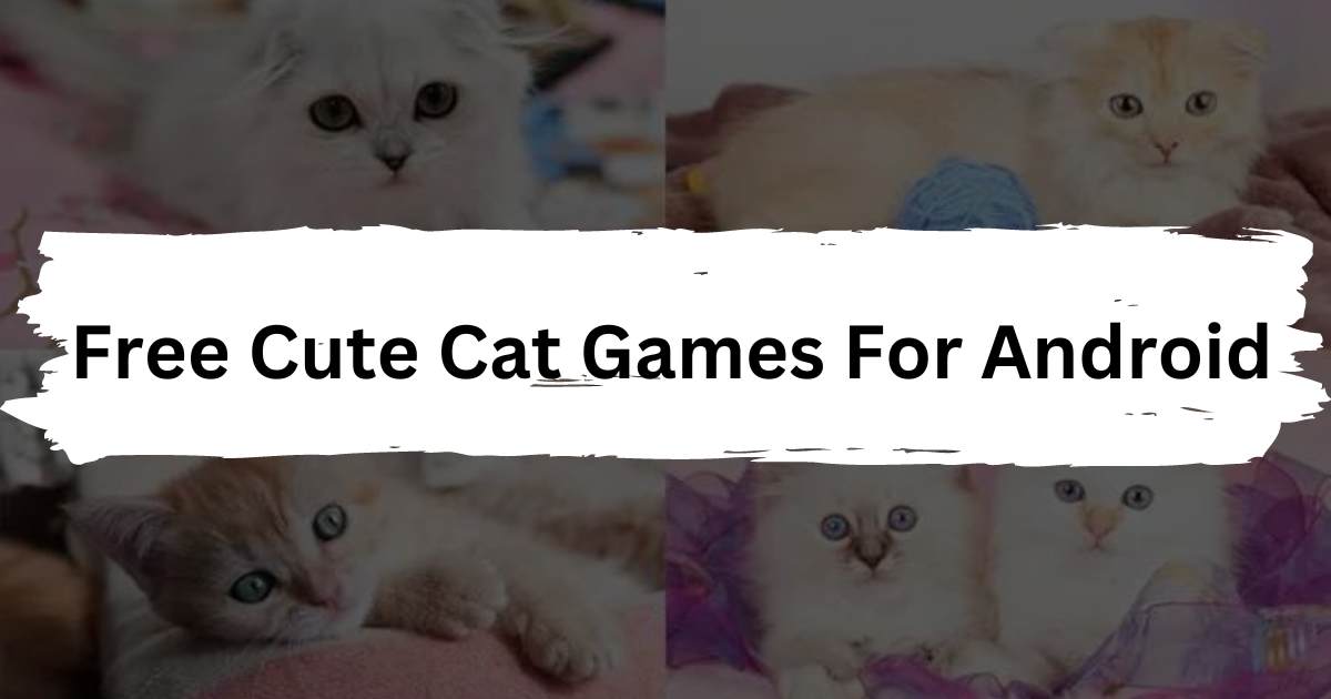 Free Cute Cat Games For Android